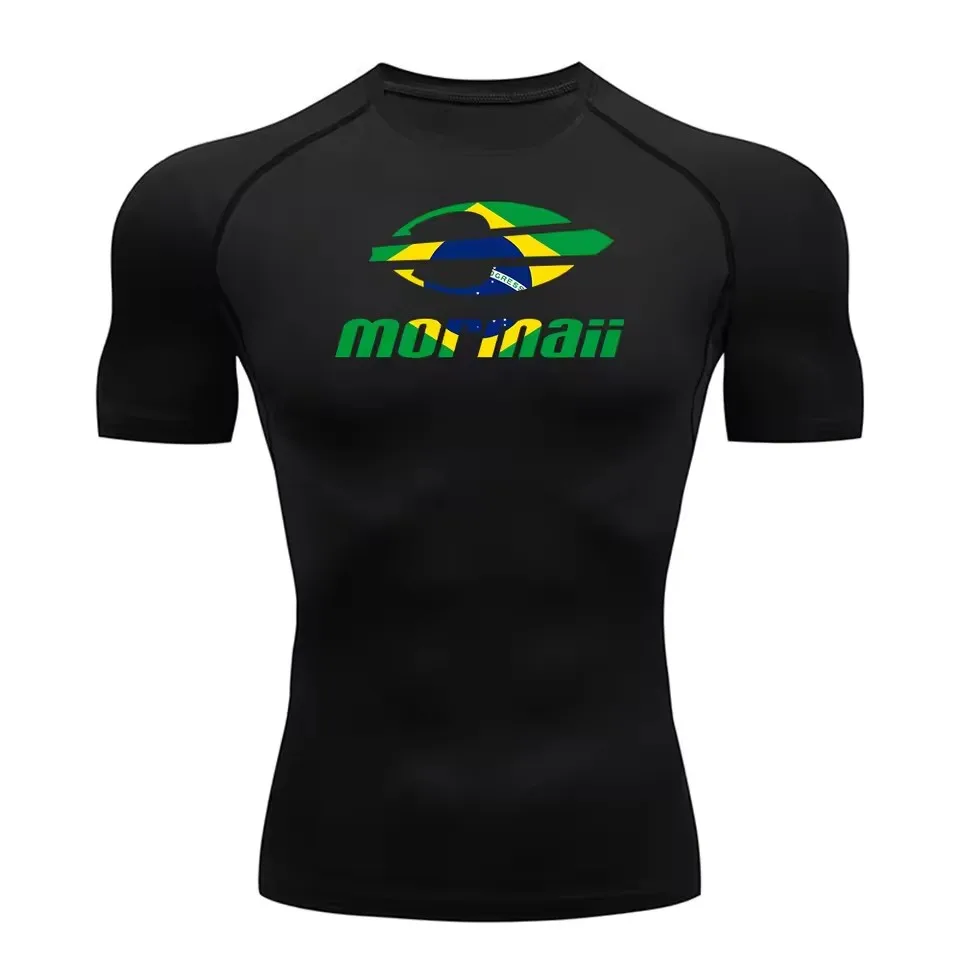 T Shirt Tight Fit - T-shirt Rash Guard pour Homme à