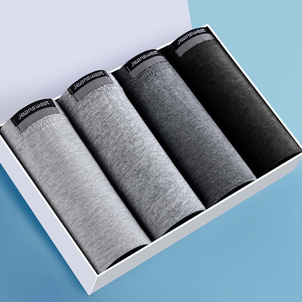 Boxer Brief Pack Cotton - Boxers en coton respirant pour hommes,