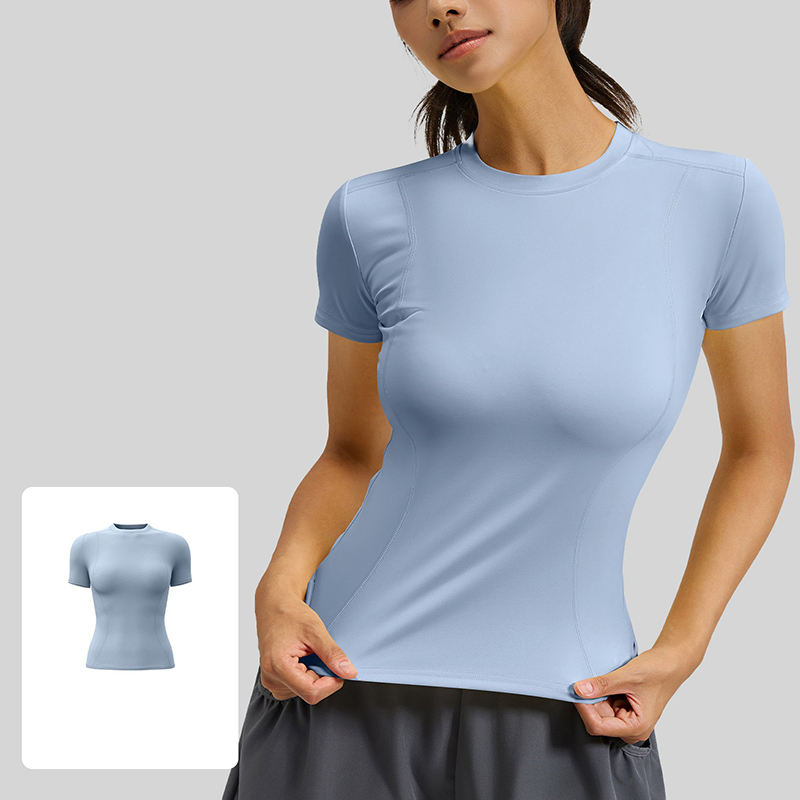 T-shirt de yoga ajusté pour fe - T Shirt Tight Fit avis et prix