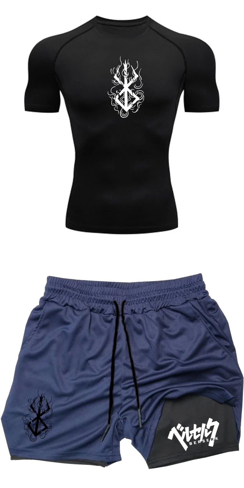 Ensemble de sport d'été pour h - Compression Shorts Athletes avis et prix