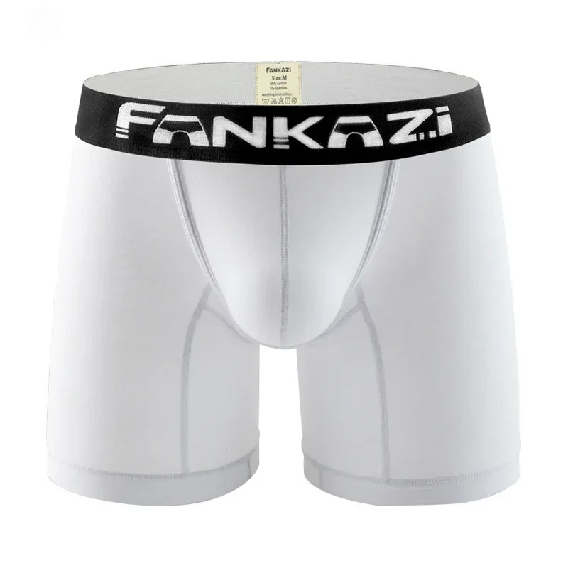 Caleçons boxers longs en coton - Long Leg Trunk Men avis et prix